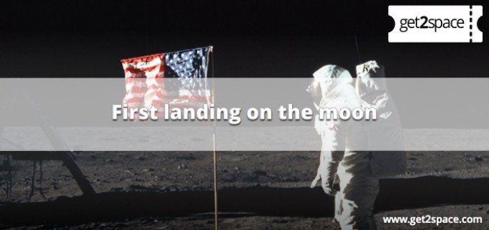 Frist landing on the moon